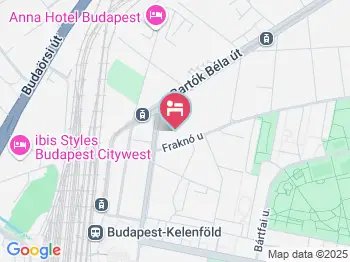 Gerand Hotel Griff Junior Budapest a térképen