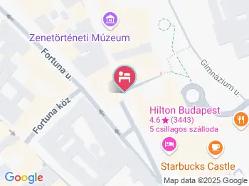 Hilton Budapest Hotel Budapest a térképen