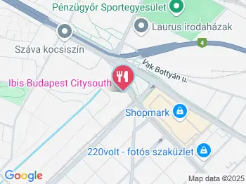 Hotel Ibis Budapest Aero Étterme Budapest a térképen