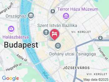 Carat Boutique Hotel Budapest a térképen