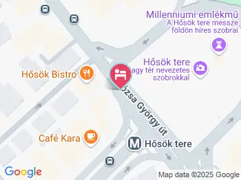 Hotel Ibis Budapest Heroes Square Budapest a térképen