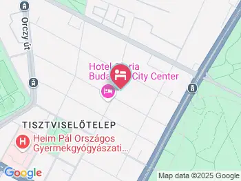 Hotel Manzard Panzió Budapest a térképen