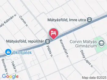 Hotel Mátyás Budapest a térképen