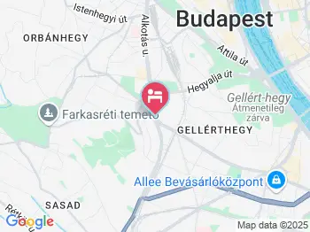 Mediterrán Hotel Budapest a térképen