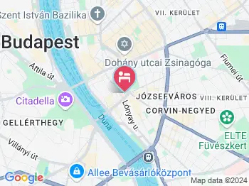 Hotel Memories Oldtown Budapest a térképen