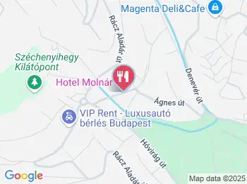Hotel Molnár Étterme Budapest a térképen