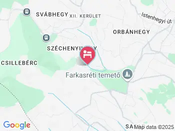 Hotel Molnár Budapest a térképen