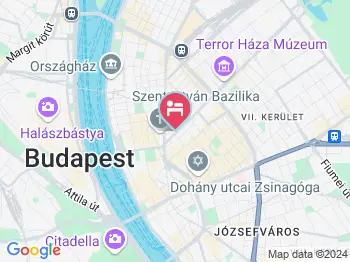Hotel Moments Budapest Budapest a térképen