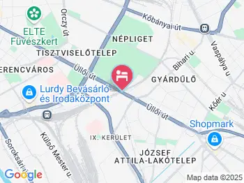 Hotel Omnibusz Budapest Budapest a térképen