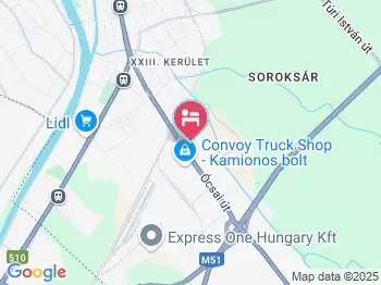 CE Bestline Hotel Budapest a térképen