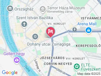 Hotel Orient Budapest a térképen