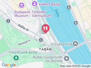 Hotel Orion Várkert Étterme Budapest a térképen