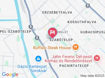 Hotel Oswaldo Budapest a térképen