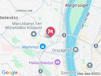 Papillon Hotel Budapest a térképen