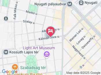 Hotel Parlament Budapest a térképen