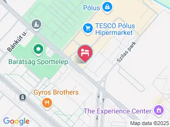 Hotel Pólus Budapest a térképen