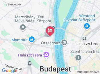 Hotel Regnum Residence Budapest a térképen