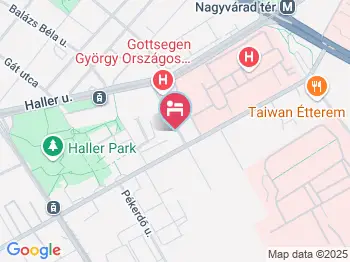 Hotel Rila Budapest a térképen