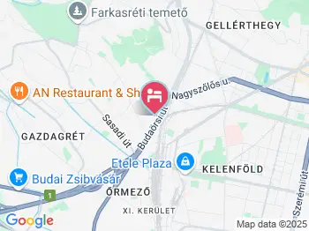 Rubin Wellness & Conference Hotel Budapest a térképen