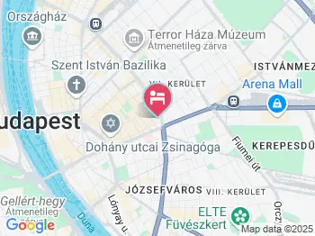 Soho Boutique Hotel Budapest a térképen