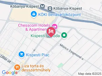 Hotel Sunshine Budapest a térképen