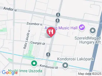 Hotel Ventura Étterme Budapest a térképen