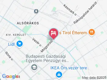 Hotel Veritas Budapest a térképen