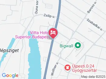 Vitta Hotel Superior Budapest Budapest a térképen