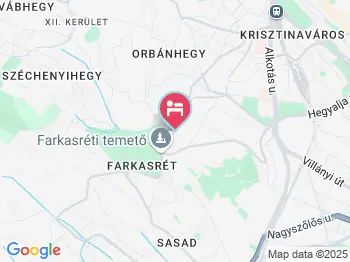 Hotel Walzer Budapest a térképen