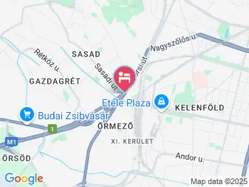 Wien Hotel Budapest a térképen