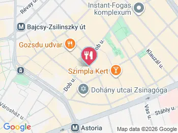Hotsy Totsy Budapest a térképen