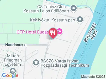 Hullám Vendéglő Budapest a térképen