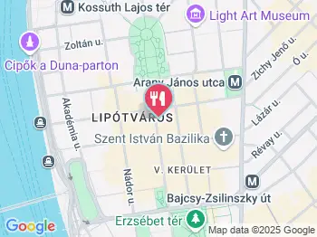 Hummusbar - Október 6. utca Budapest a térképen