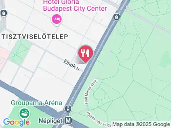 Hunguest Hotel Platánus Étterme Budapest a térképen