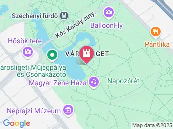 Hunyadi János-szobor Budapest a térképen