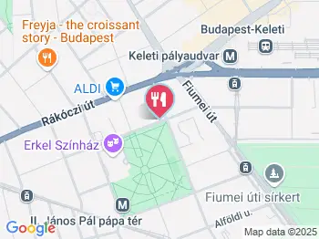Huszár Étterem Budapest a térképen