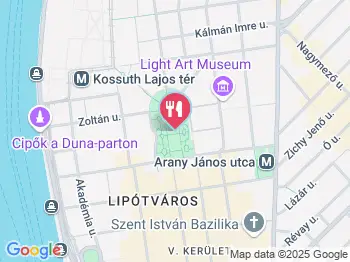 Hütte Café Budapest a térképen