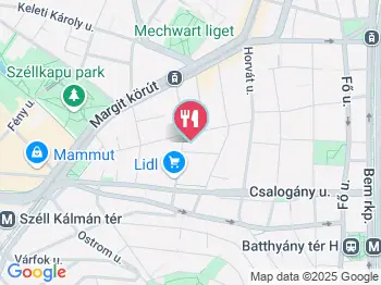 Due Fratelli Italian Restaurant and Pizzeria Budapest a térképen