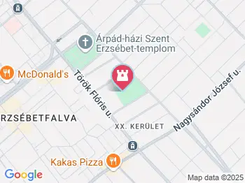 I. és II. világháborús emlékmű Budapest a térképen