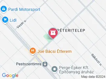 I. világháborús emlékmű Budapest a térképen