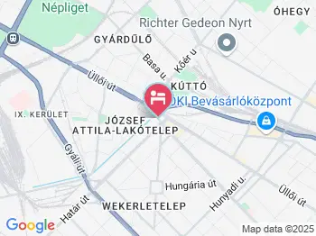 Hotel Ibis Budapest Aero Budapest a térképen