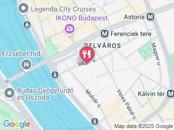 ICEBAR Budapest a térképen
