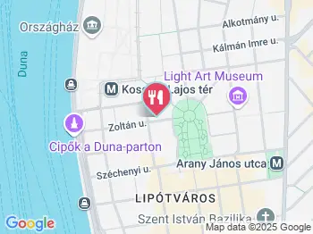 Iguana Bar & Grill Budapest a térképen