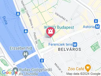 Ikono Budapest a térképen