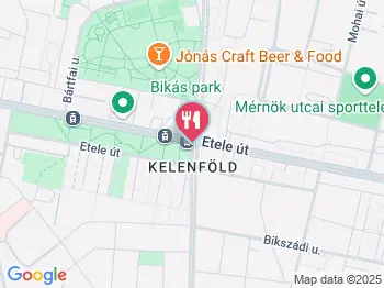 Ikram Büfé döner & dürüm Budapest a térképen