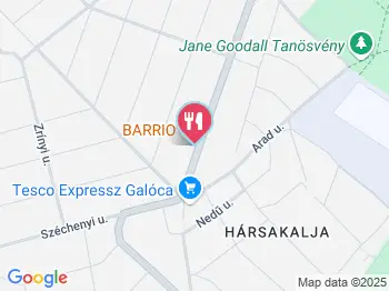 Il Giardino Budapest a térképen