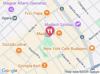 Il Mulino Italian Bistro Budapest a térképen