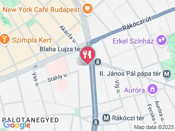 Illy Café - Europeum Budapest a térképen