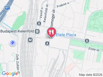 Indigo Express Etele - Indian Street Food Budapest a térképen