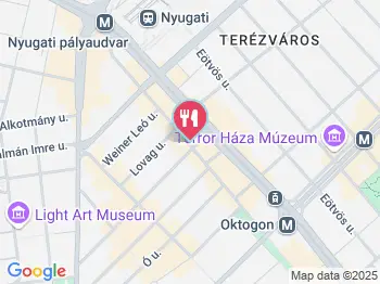 Indigo Étterem - Pest Budapest a térképen